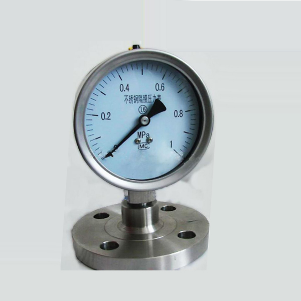 不(bù)鏽鋼隔膜壓力表
