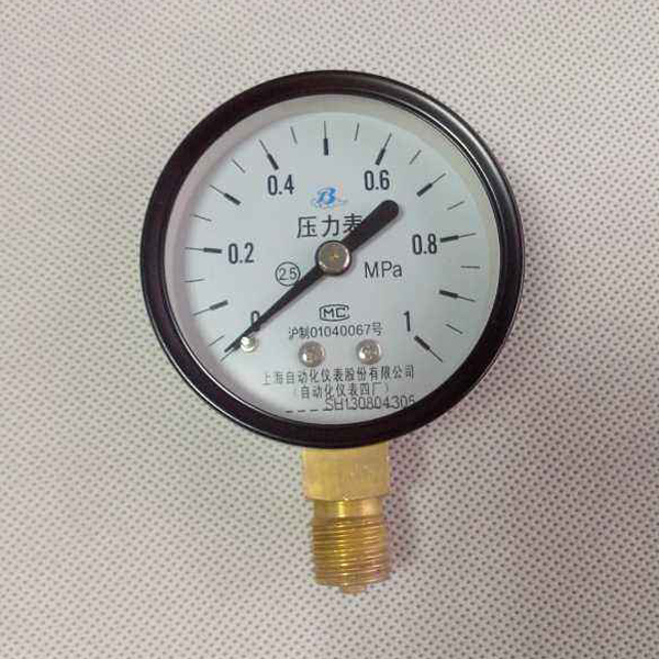 彈簧管普通(tōng)壓力表